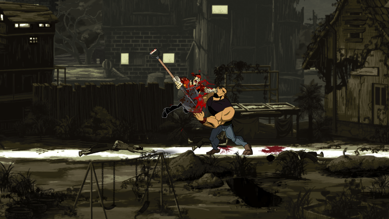 Illustration for article titled These Shank 2 Co-Op Screens are a Bloody Good Time